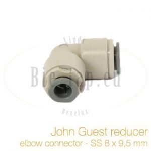 John Guest reducer elbow connector SS8 x 9,5 mm