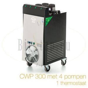 Lindr CWP 300 industriële koeler met 4 pompen en 1 digitale thermostaat