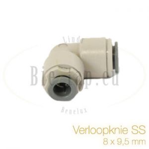 John Guest verloopknie SS8 x 9,5 mm