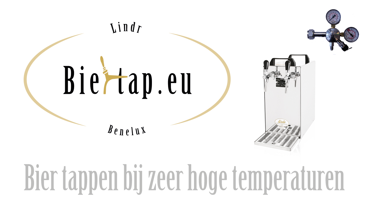 Bier tappen bij zeer hoge temperaturen